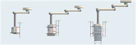 Trụ khí treo trần chuẩn BS (British Standards)