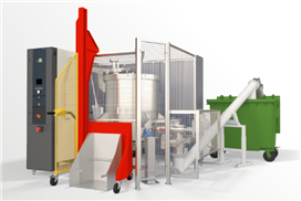 Hệ thống xử lý rác, nghiền và tiệt trùng tích hợp